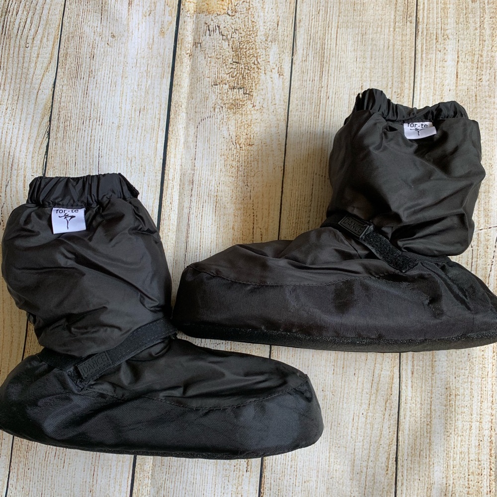 Forte Black Dance Warm up Boots